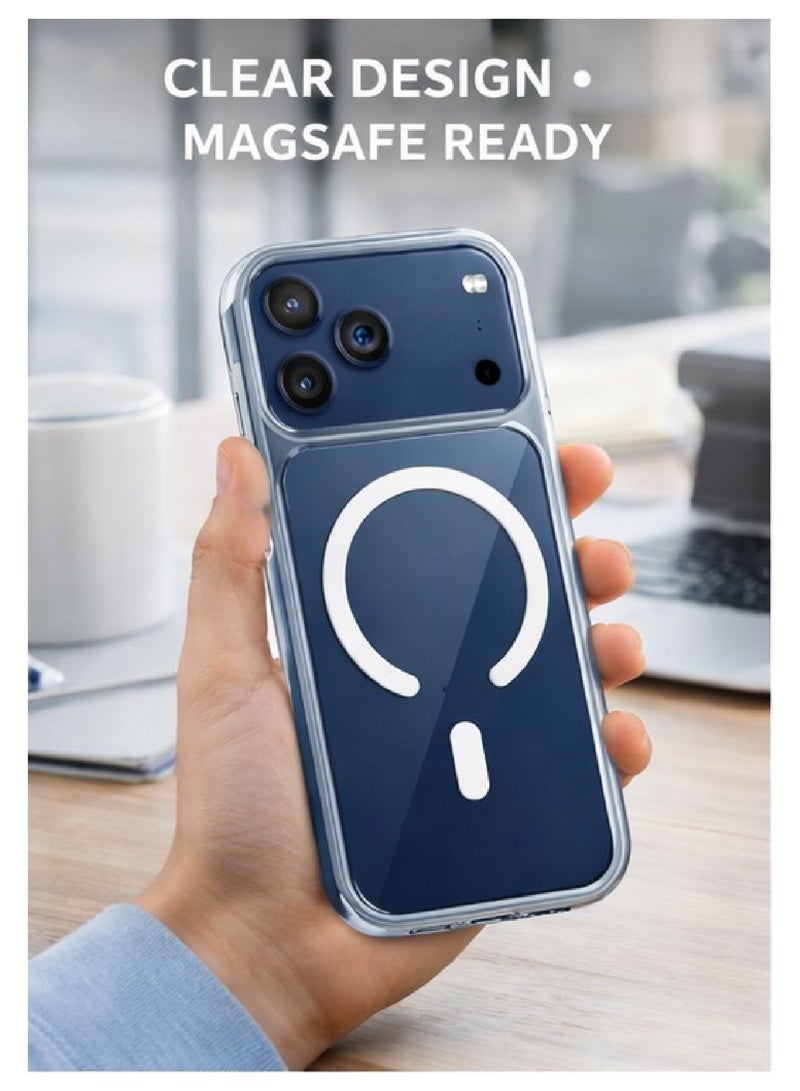 MOBM Pack Of 3 Protection for iPhone 17 Pro – MagSafe Clear Case - Clear Screen - Privacy Screen - Image 3